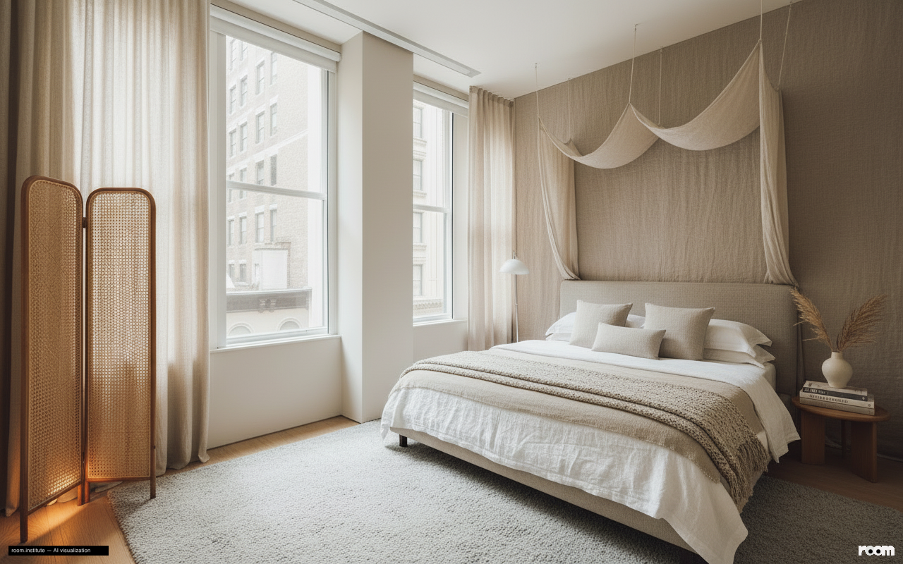 6 W 20th St #5 Bedroom — Woven Envelope design direction