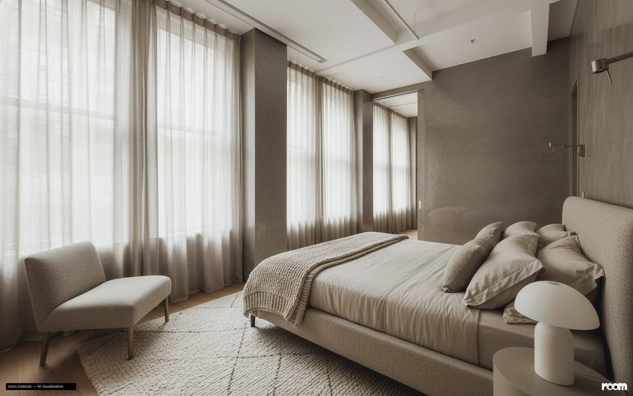 6 W 20th St #5 Bedroom — Urban Whisper design direction