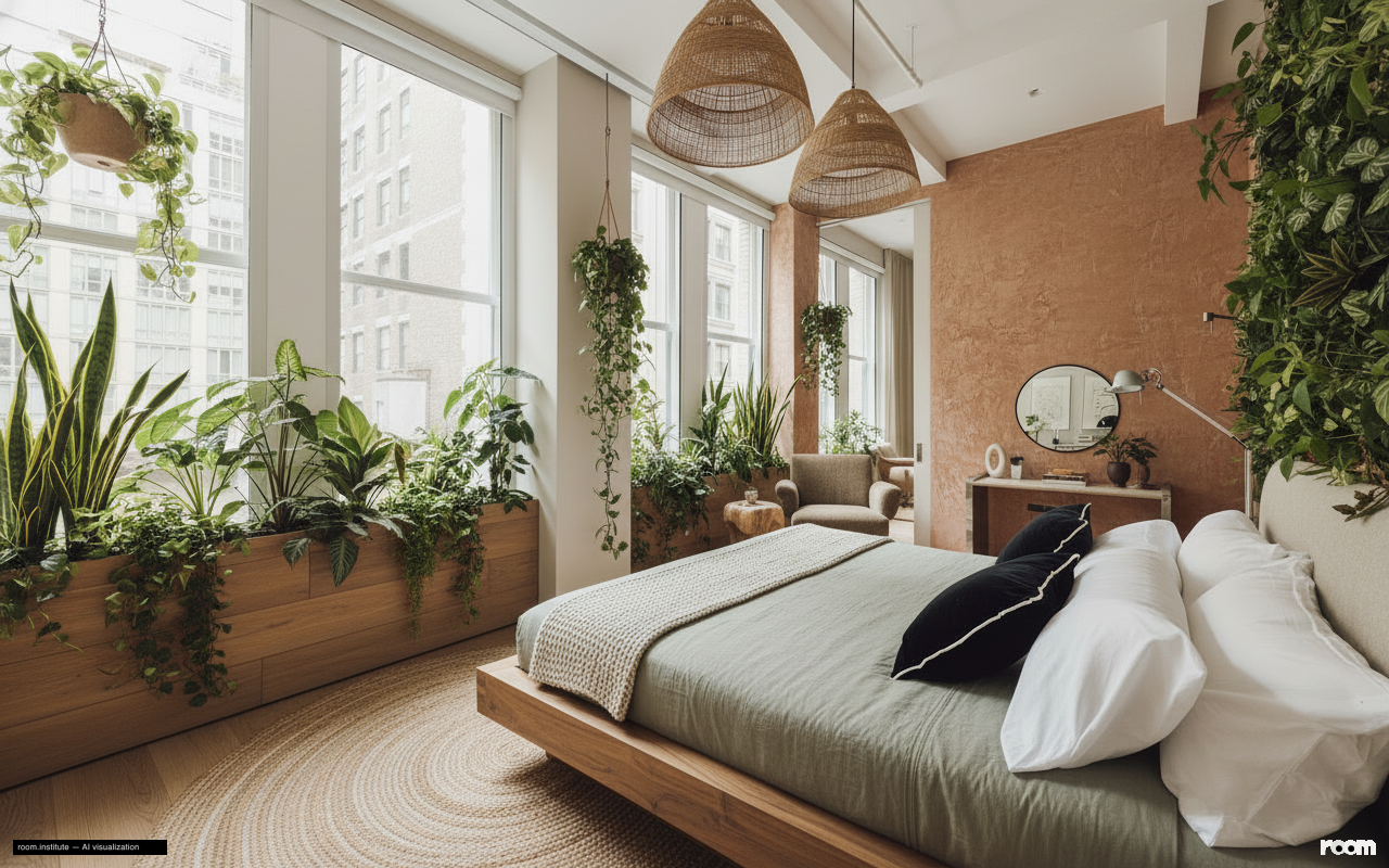 6 W 20th St #5 Bedroom — Verdant Immersion design direction