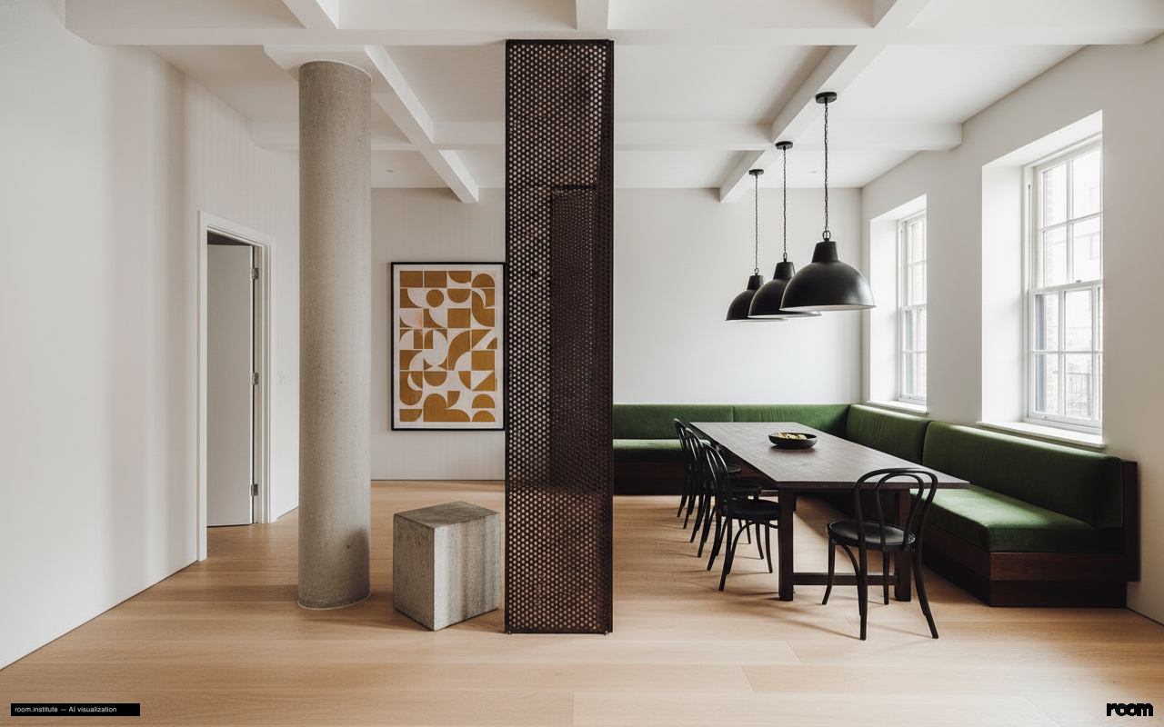 6 W 20th St #5 Dining Room — Reimagined Utilities design direction