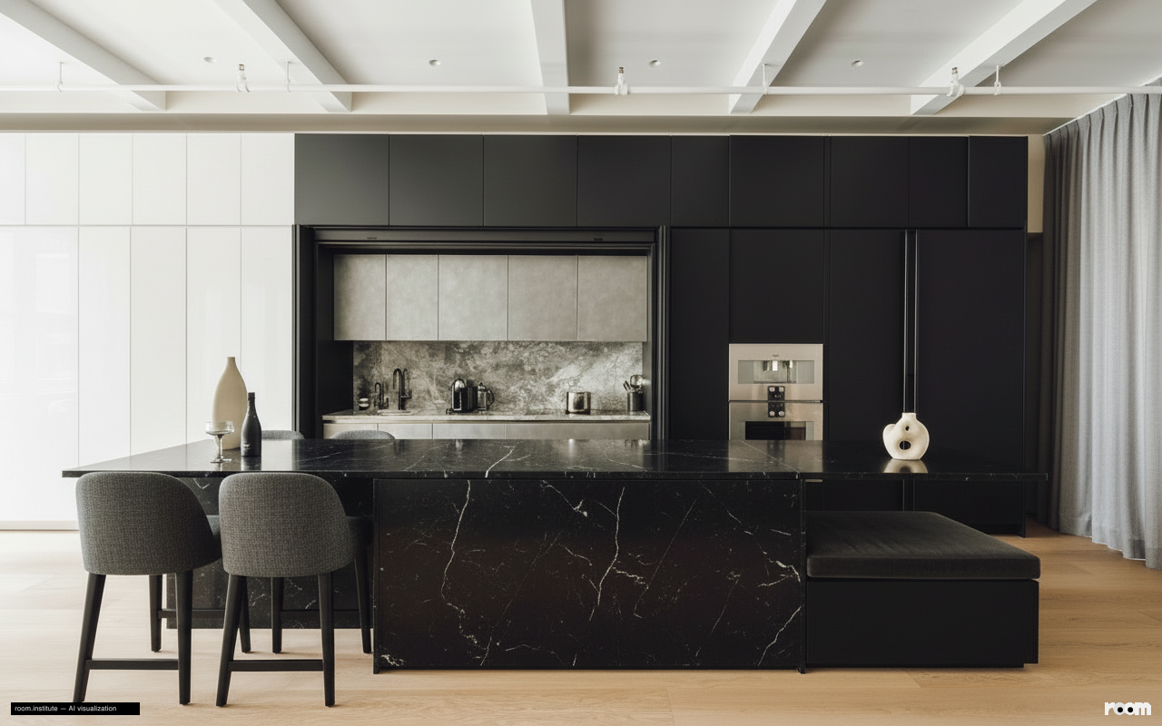 6 W 20th St #5 Kitchen — Flux & Focus design direction