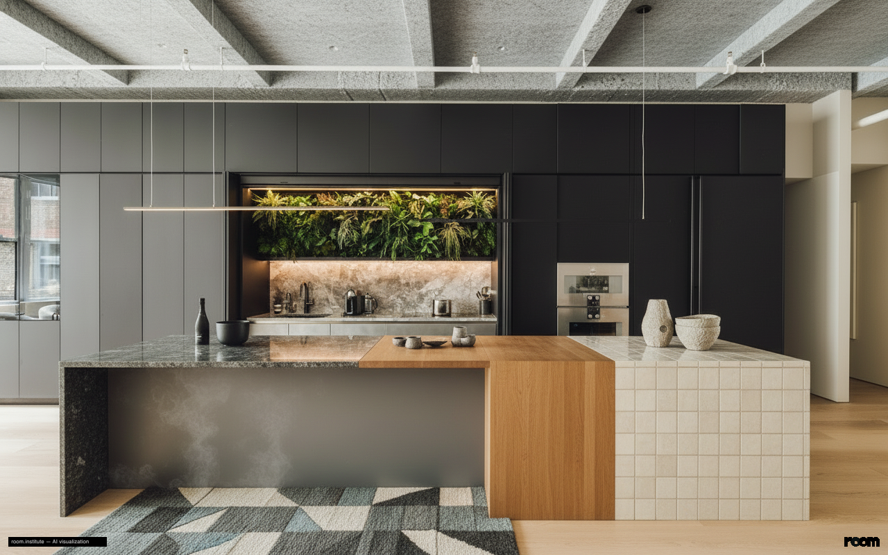 6 W 20th St #5 Kitchen — Tactile Depths design direction