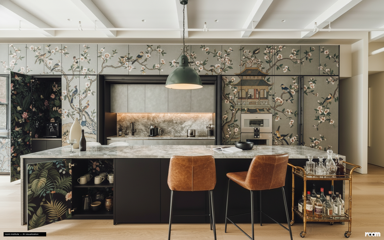 6 W 20th St #5 Kitchen — Austere Bloom design direction