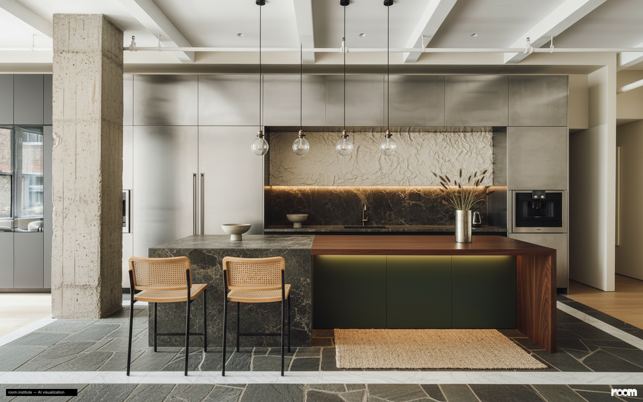 6 W 20th St #5 Kitchen — Stone & Sheen design direction