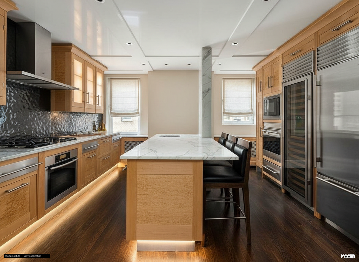 930 Fifth Ave Unit 11A Kitchen — Luminous Form design direction
