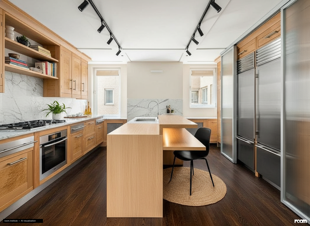 930 Fifth Ave Unit 11A Kitchen — Articulated Divisions design direction