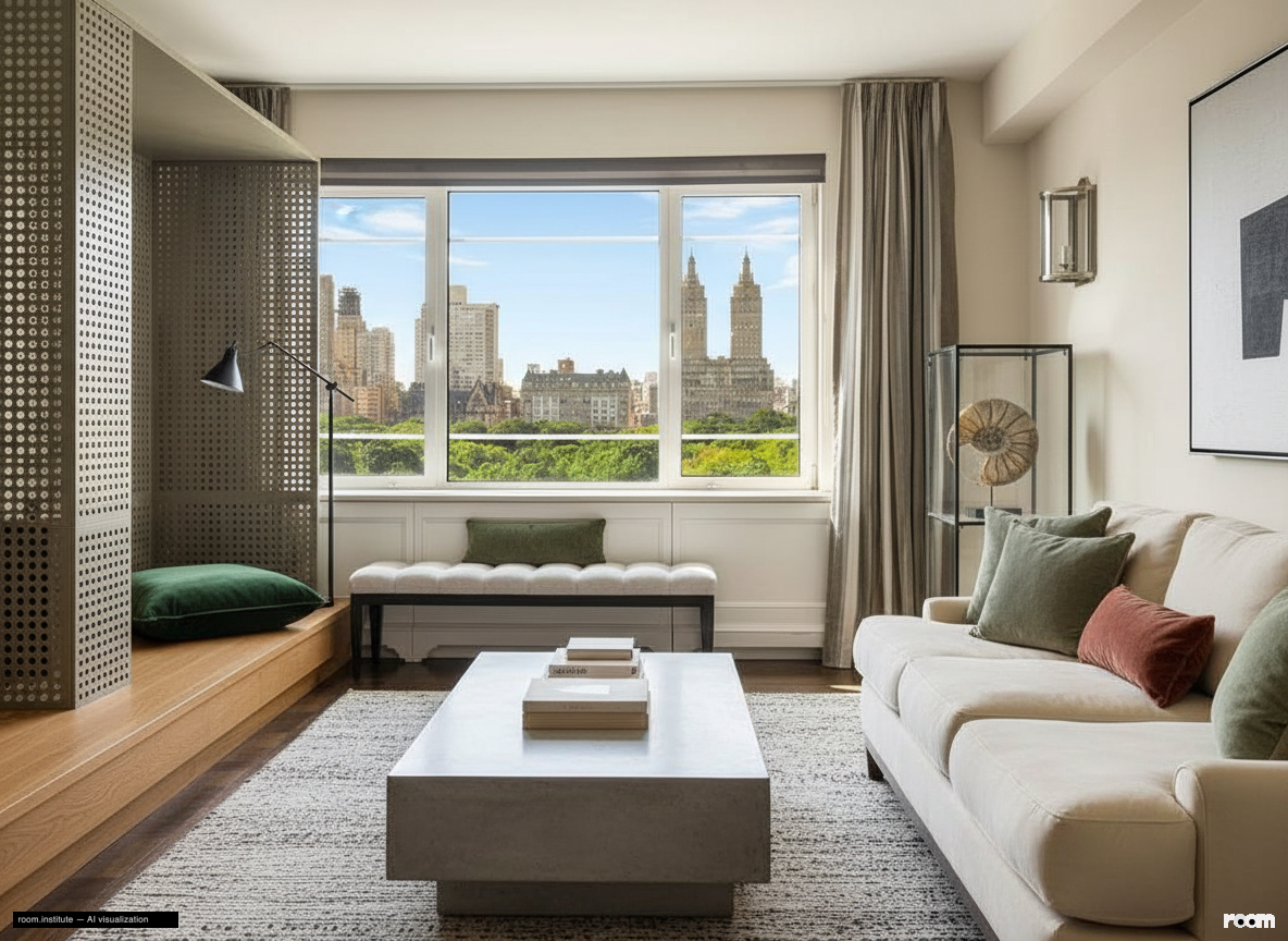 930 Fifth Ave Unit 11A Living Room — Vista Glimpse design direction