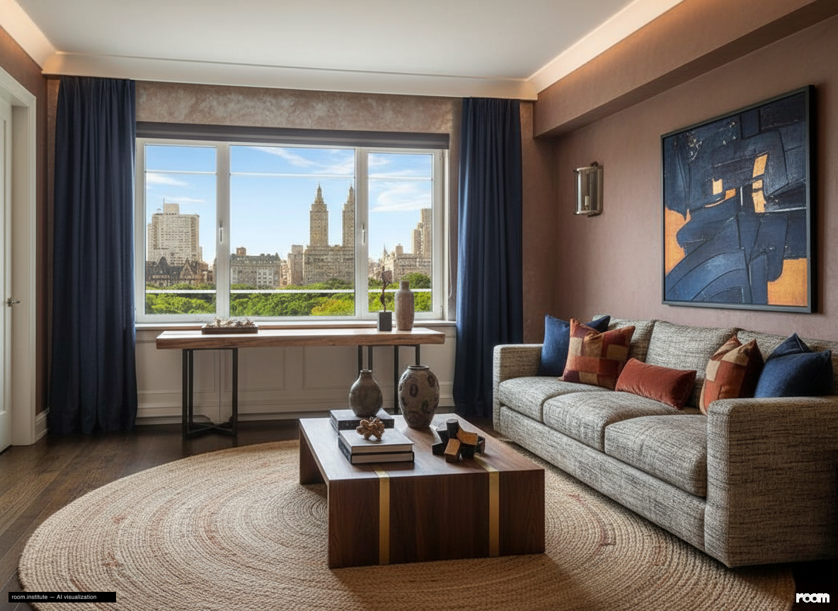930 Fifth Ave Unit 11A Living Room — Blended Edges design direction