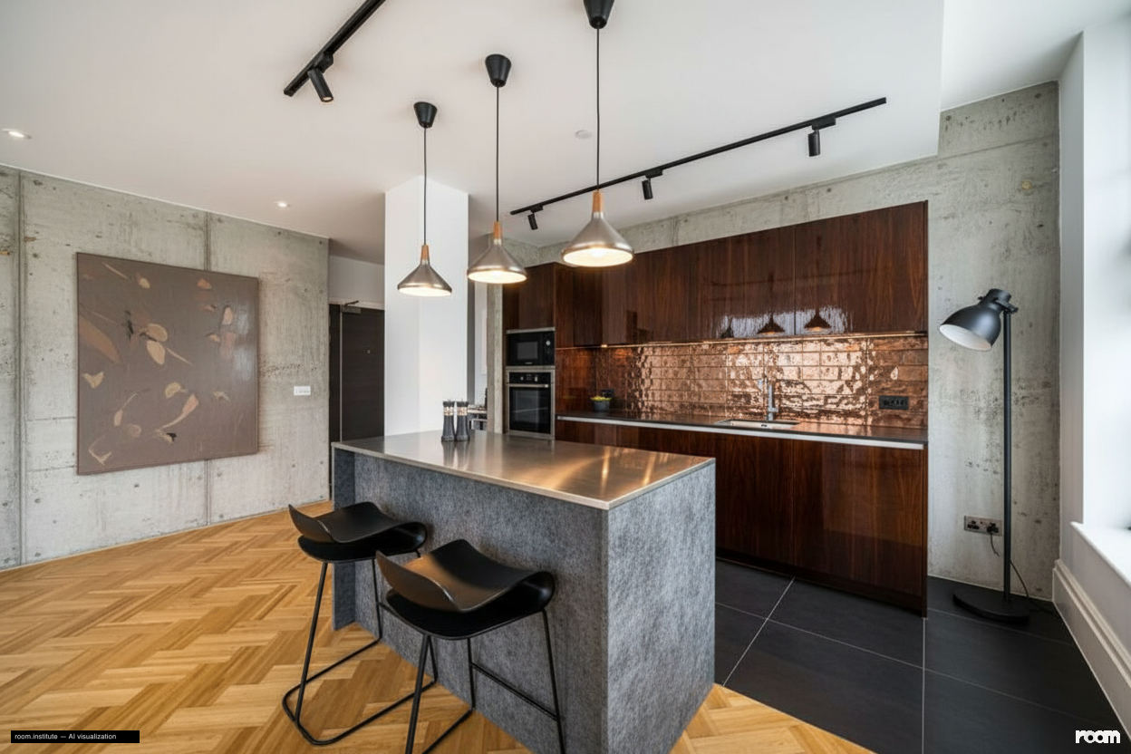 Ivor House, Brixton Kitchen — Contrast Cadence design direction