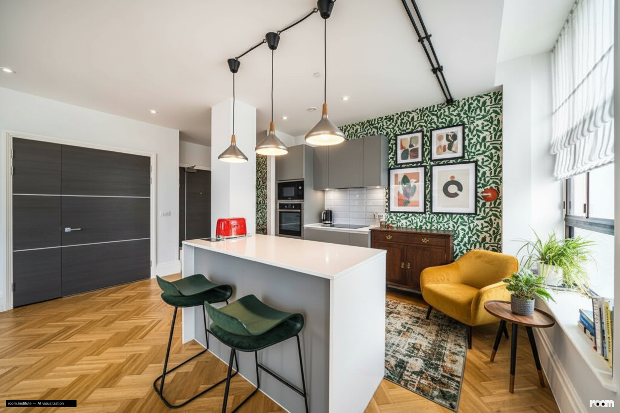 Ivor House, Brixton Kitchen — Unortho-Functional Array design direction