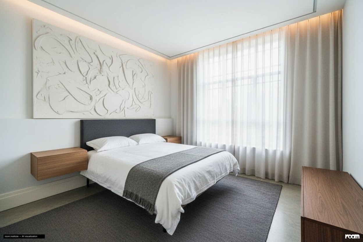 Ivor House, Brixton Bedroom — Bare Statement design direction