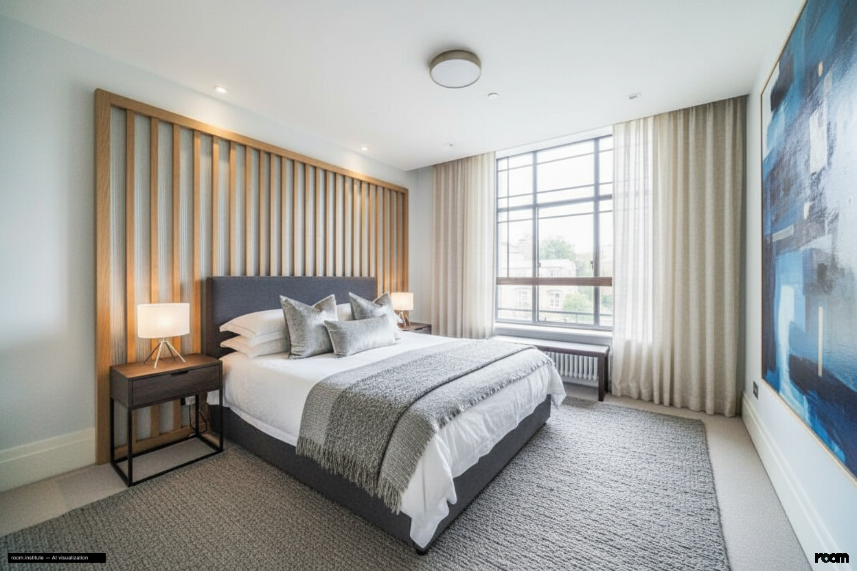 Ivor House, Brixton Bedroom — Hidden Vantage design direction