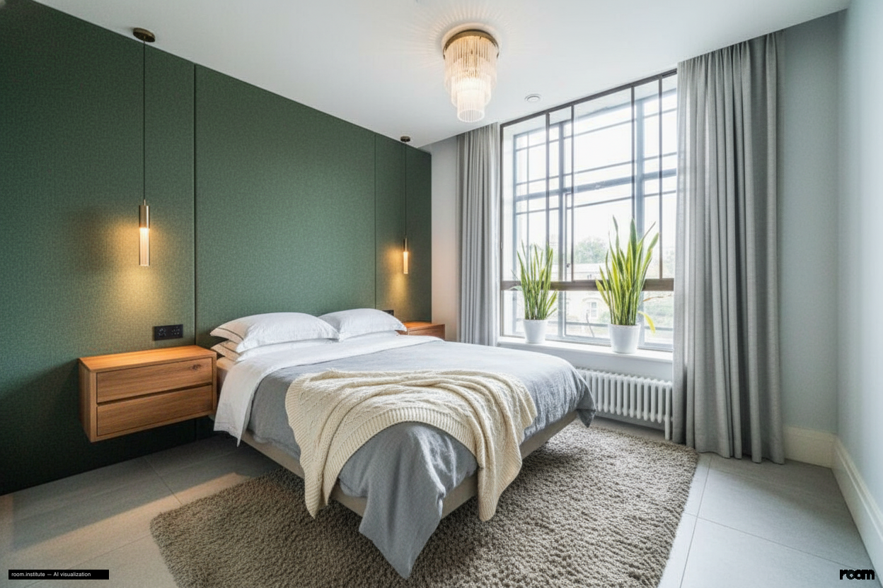 Ivor House, Brixton Bedroom — Resonance Path design direction