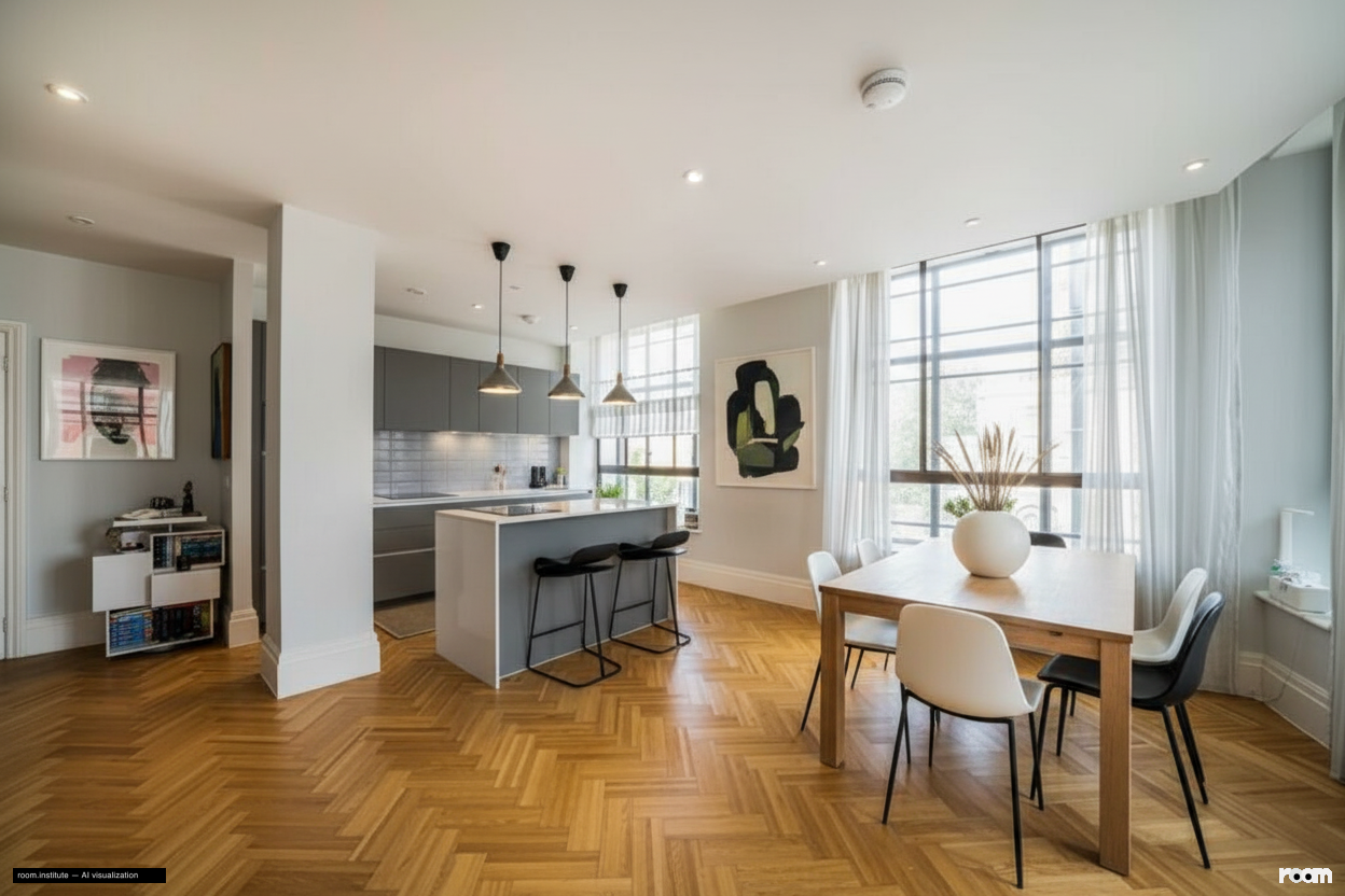 Ivor House, Brixton Dining Room — Deep Contour design direction