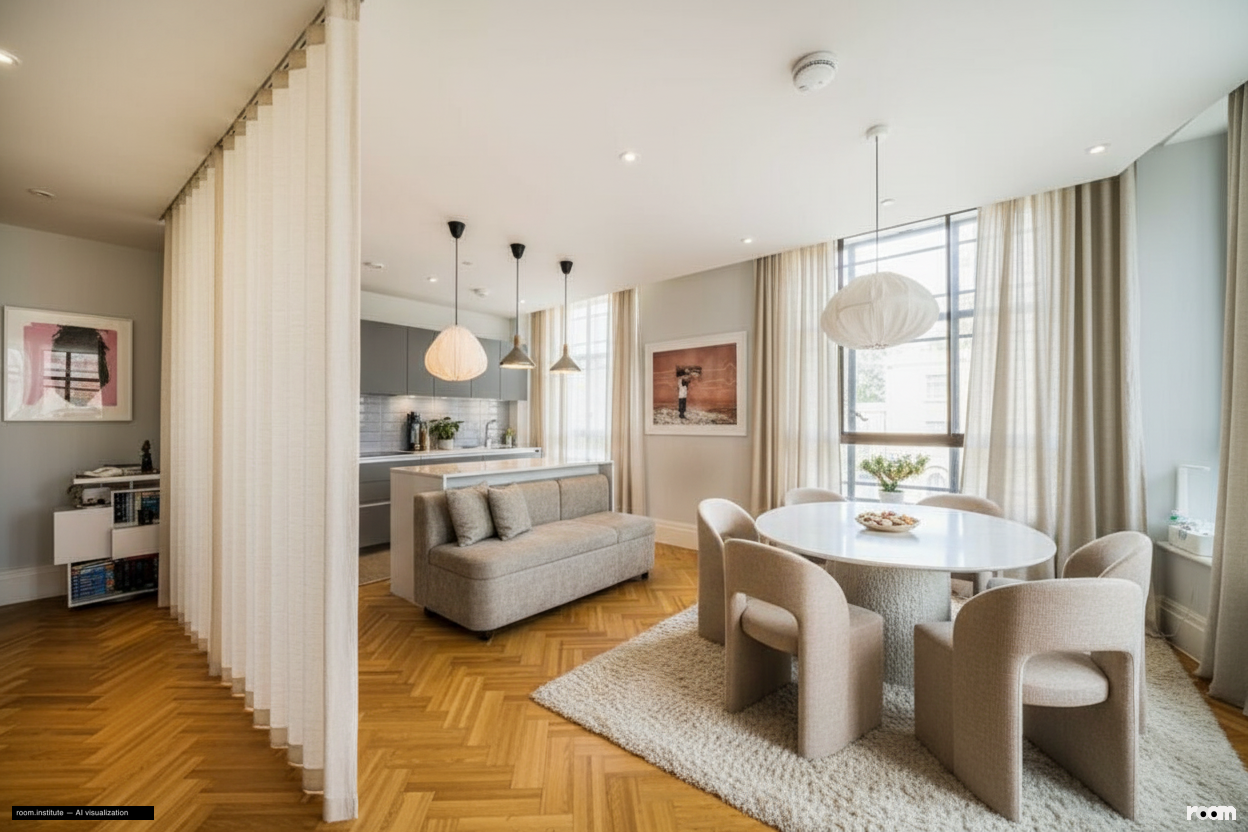 Ivor House, Brixton Dining Room — Woven Enclosure design direction