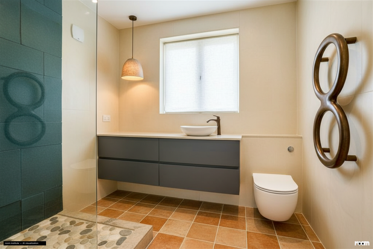 Crescent Lane, Clapham Bathroom — Deep Sensory Burst design direction