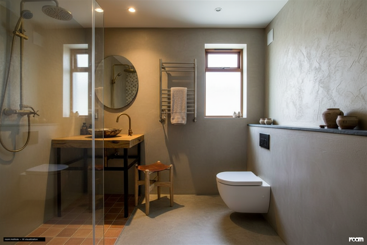 Crescent Lane, Clapham Bathroom — Evolving Elements design direction