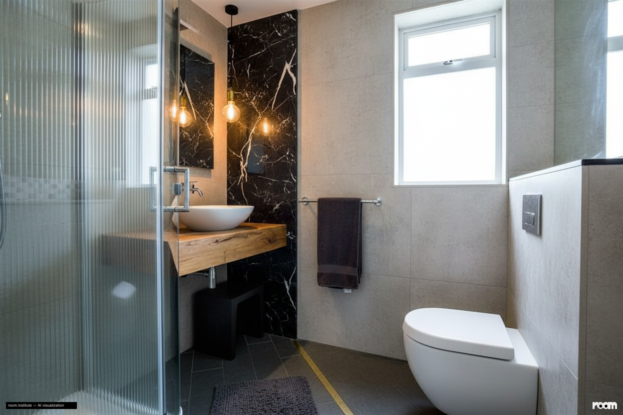 Crescent Lane, Clapham Bathroom — Raw & Refined Insert design direction