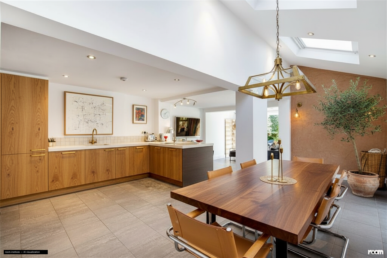 Crescent Lane, Clapham Dining Room — Living Surface design direction