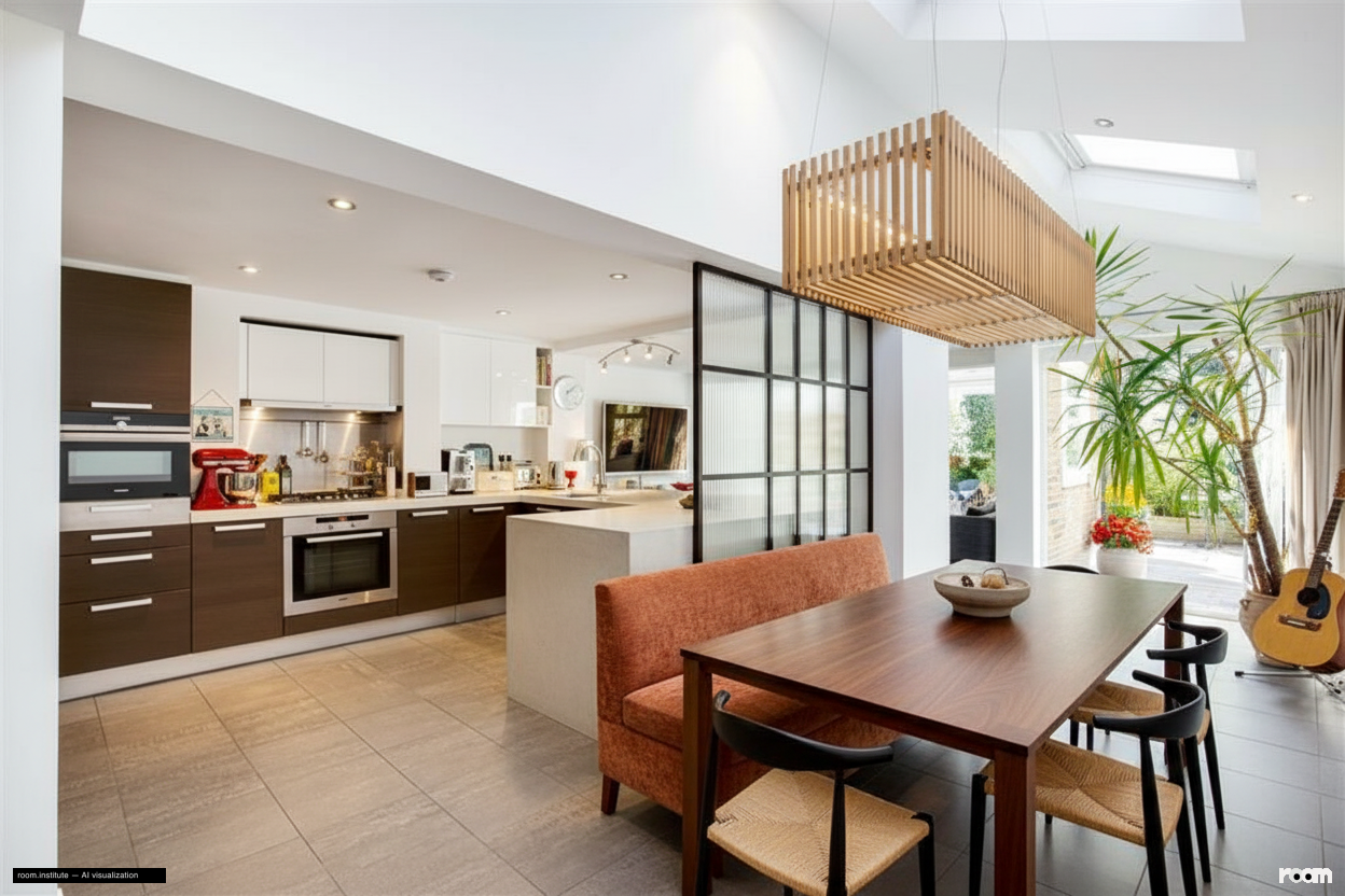 Crescent Lane, Clapham Dining Room — Nested Views design direction