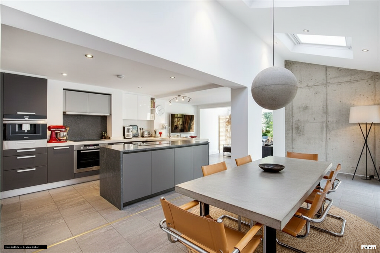 Crescent Lane, Clapham Dining Room — Refined Edge design direction