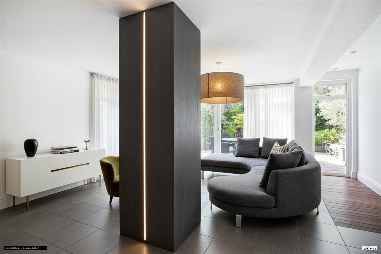 Crescent Lane, Clapham Living Room — Measured Magnitudes design direction