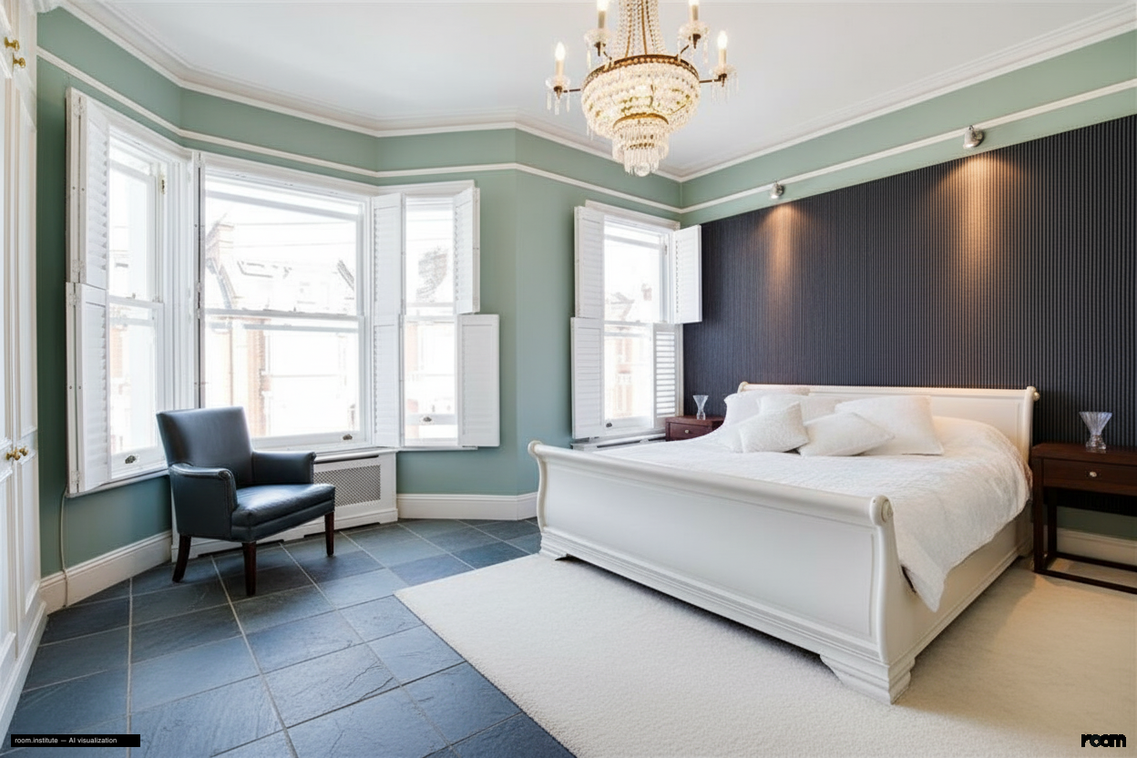 Crescent Lane, Clapham Bedroom — Sensory Punctuation design direction