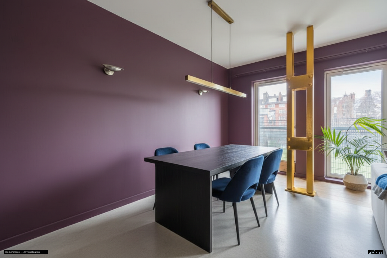 Weller Street, Southwark Dining Room — Color Statement Apposition design direction