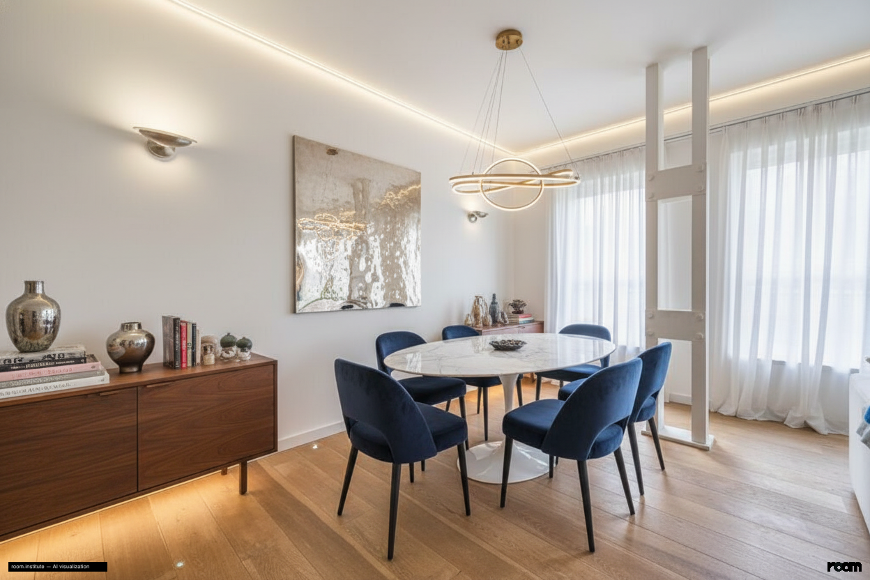 Weller Street, Southwark Dining Room — Light's Abundance design direction