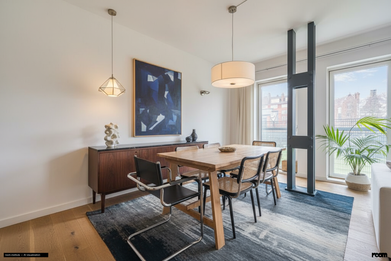 Weller Street, Southwark Dining Room — Offset Geometry design direction