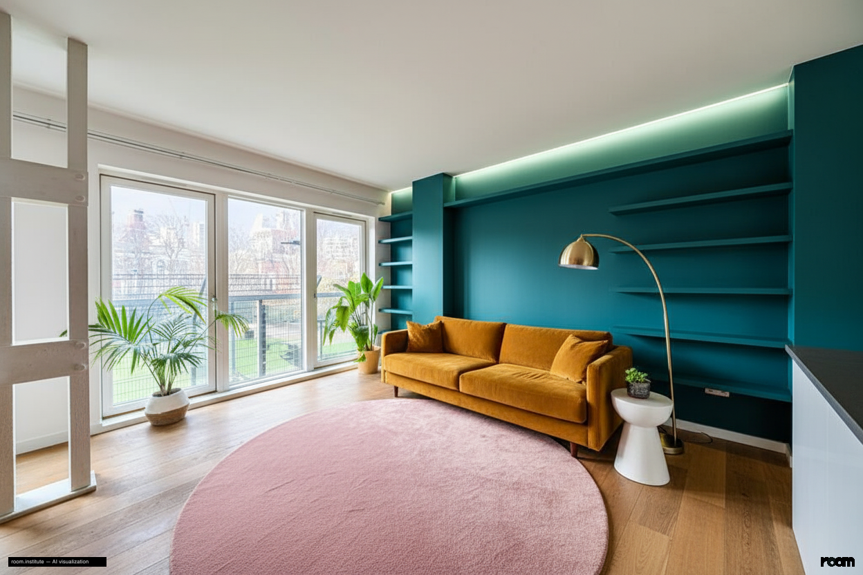 Weller Street, Southwark Living Room — Bold Declarations design direction