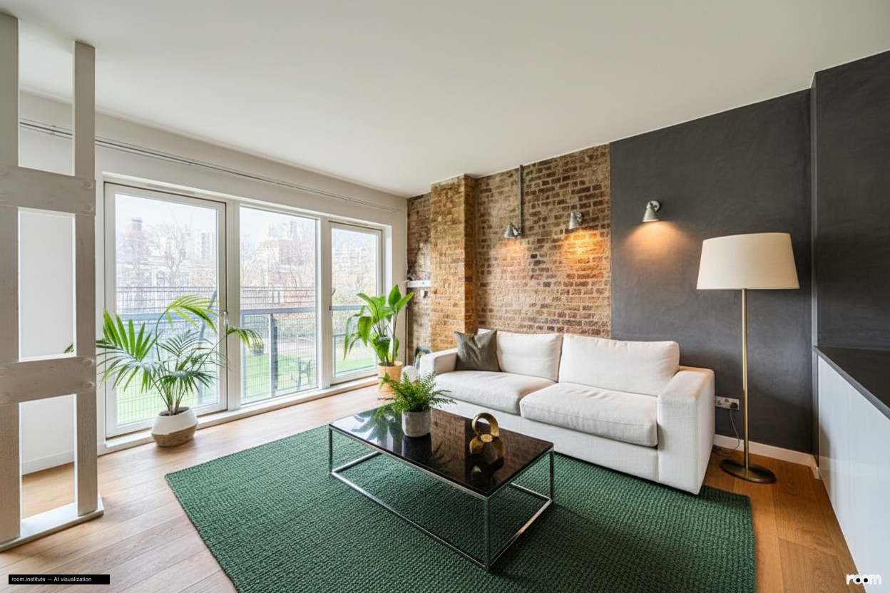 Weller Street, Southwark Living Room — Layered Inquiries design direction
