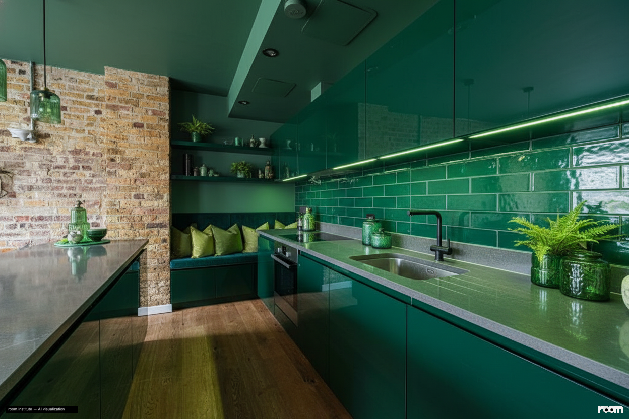 Weller Street, Southwark Kitchen — Veridian Depth design direction