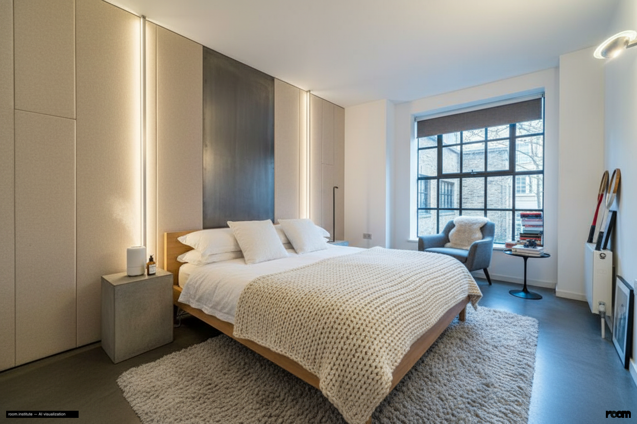 Weller Street, Southwark Bedroom — Contradictory Senses design direction