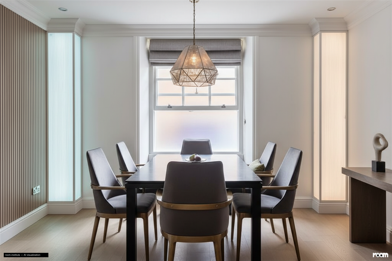 Rutland Gate, Knightsbridge Dining Room — Kinetic Luminosity design direction