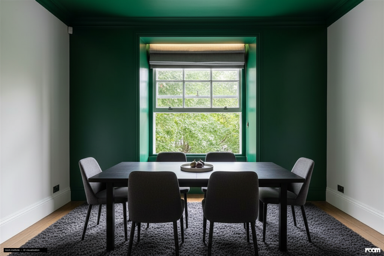 Rutland Gate, Knightsbridge Dining Room — Veridian Beam design direction