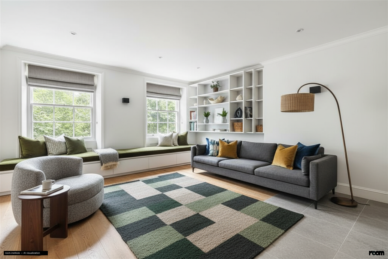 Rutland Gate, Knightsbridge Living Room — Zones Unbound design direction