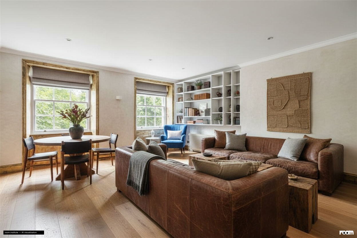 Rutland Gate, Knightsbridge Living Room — Unfolding Marks design direction