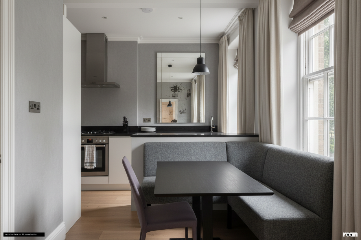 Rutland Gate, Knightsbridge Kitchen — Nested Shells design direction