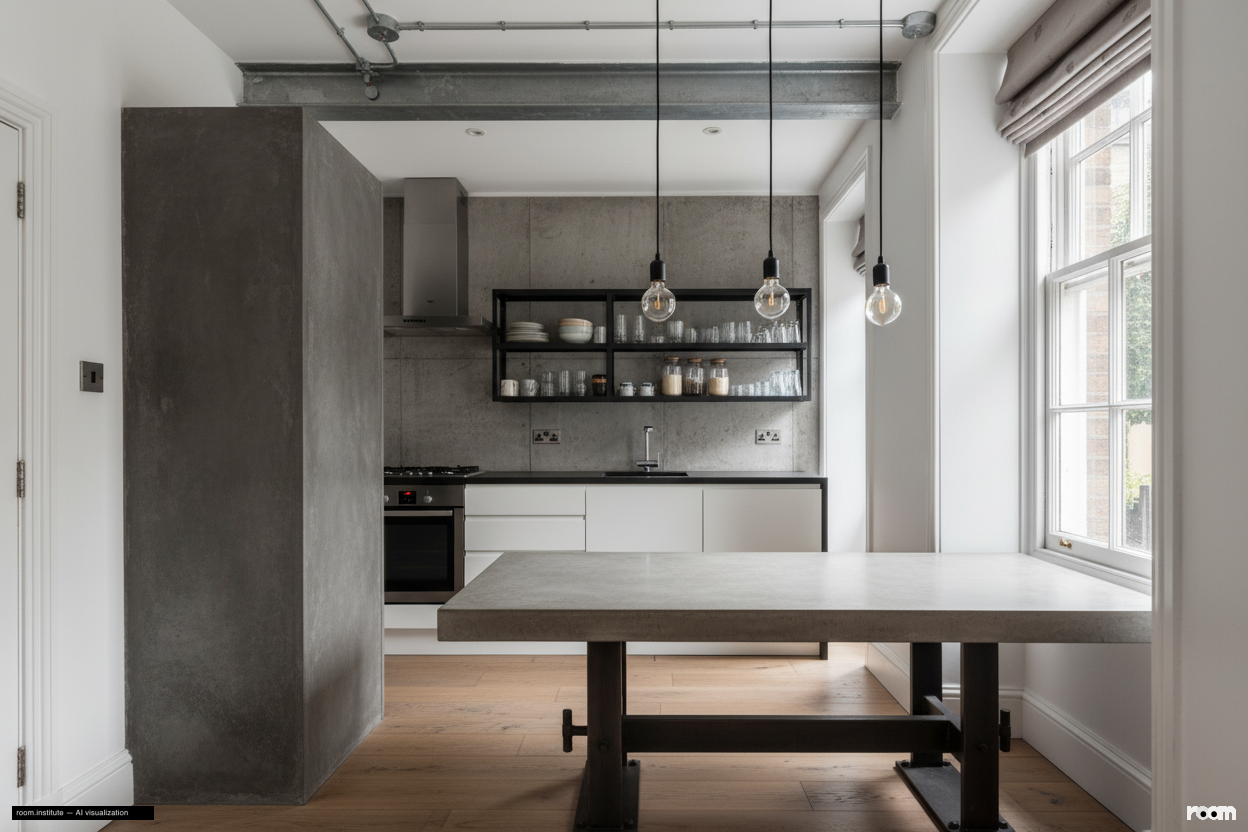 Rutland Gate, Knightsbridge Kitchen — Exposed Truth design direction