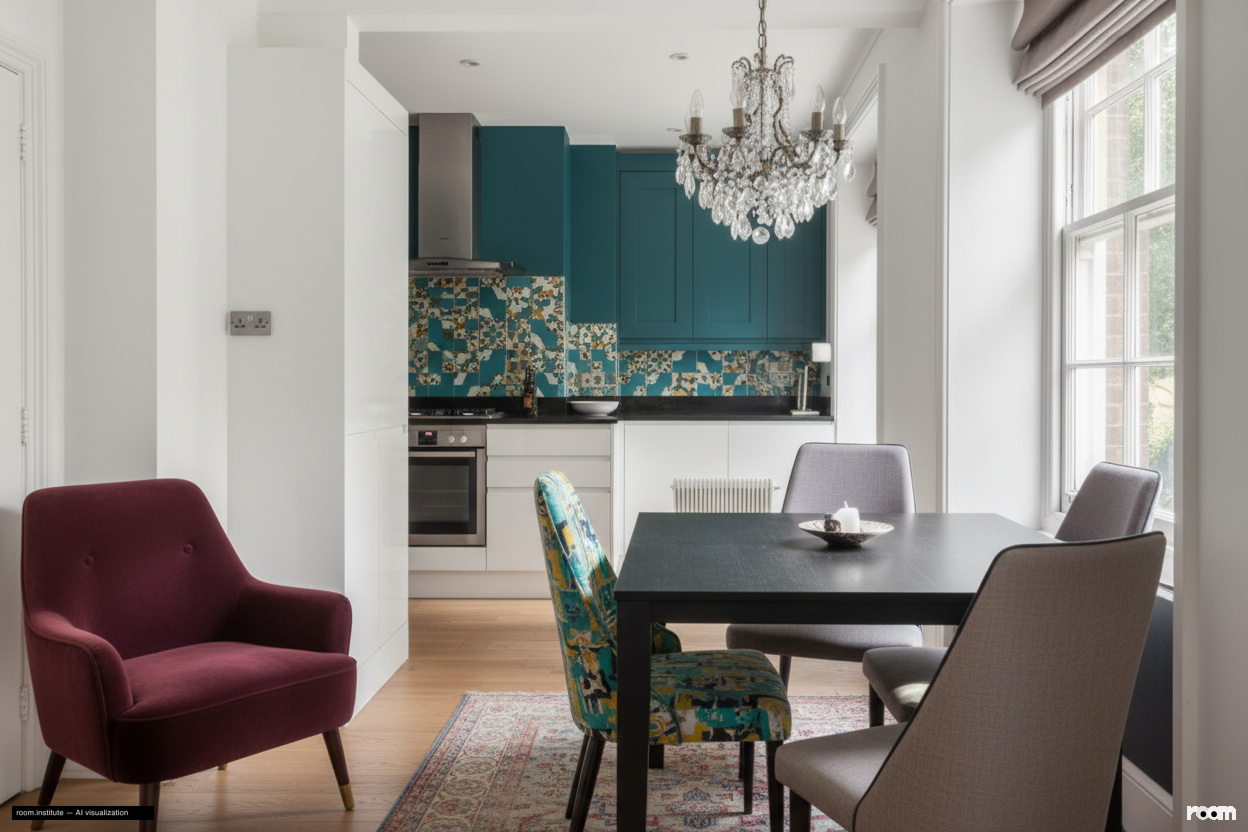Rutland Gate, Knightsbridge Kitchen — Clashing Affection design direction