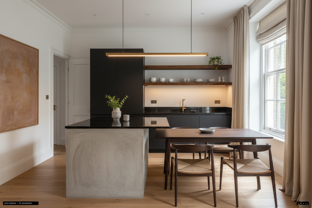 Rutland Gate, Knightsbridge Kitchen — Tactile Dialogue design direction