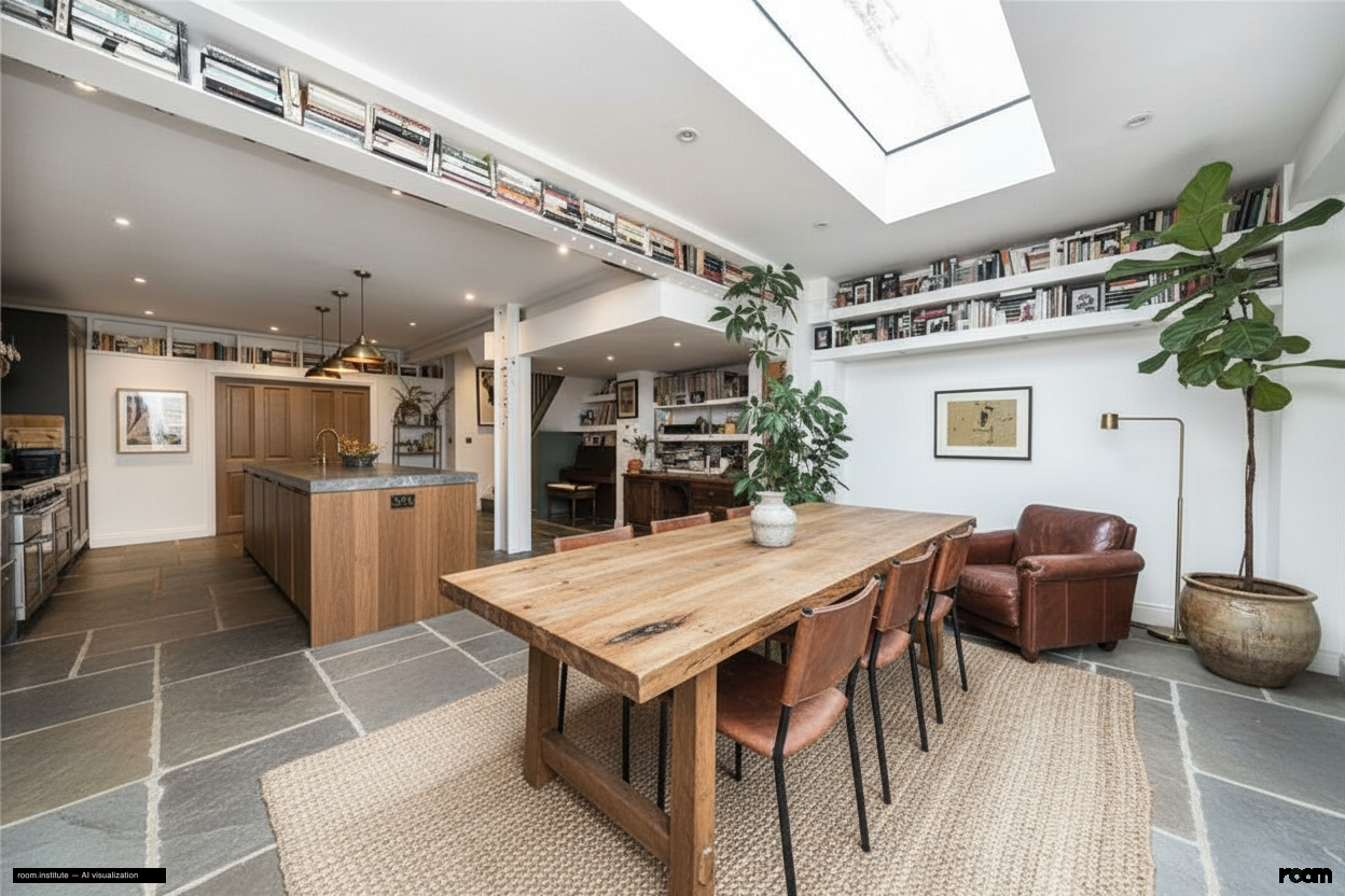 Amhurst Road, Hackney Dining Room — Evolving Texture design direction