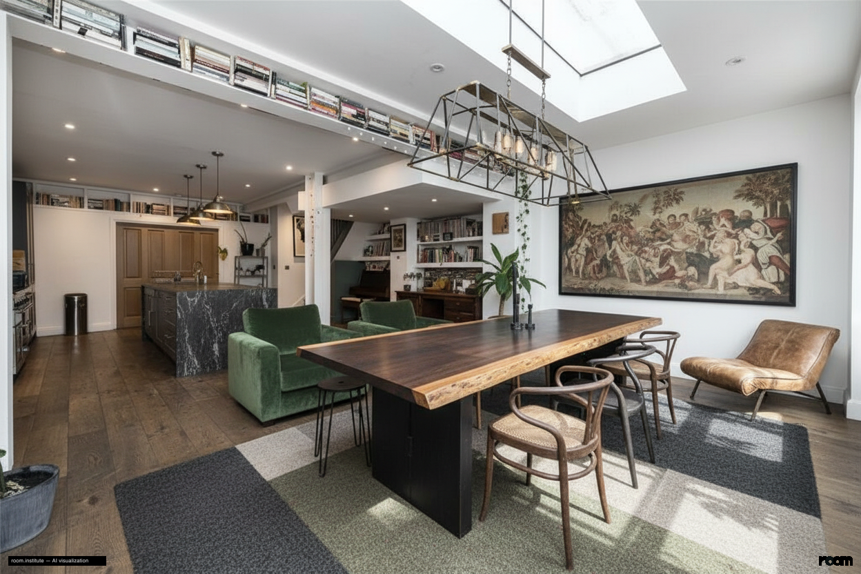 Amhurst Road, Hackney Dining Room — Long Echoes design direction