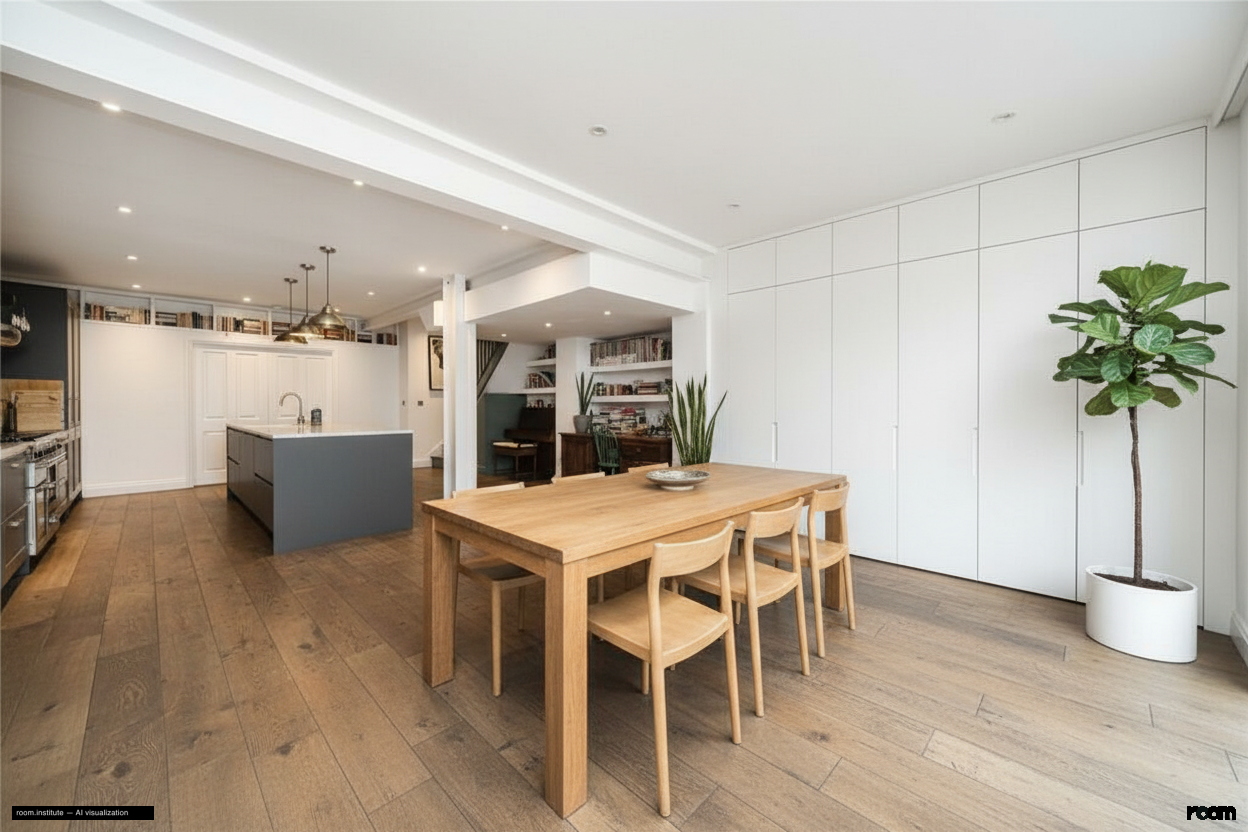 Amhurst Road, Hackney Dining Room — Empty Canvas design direction