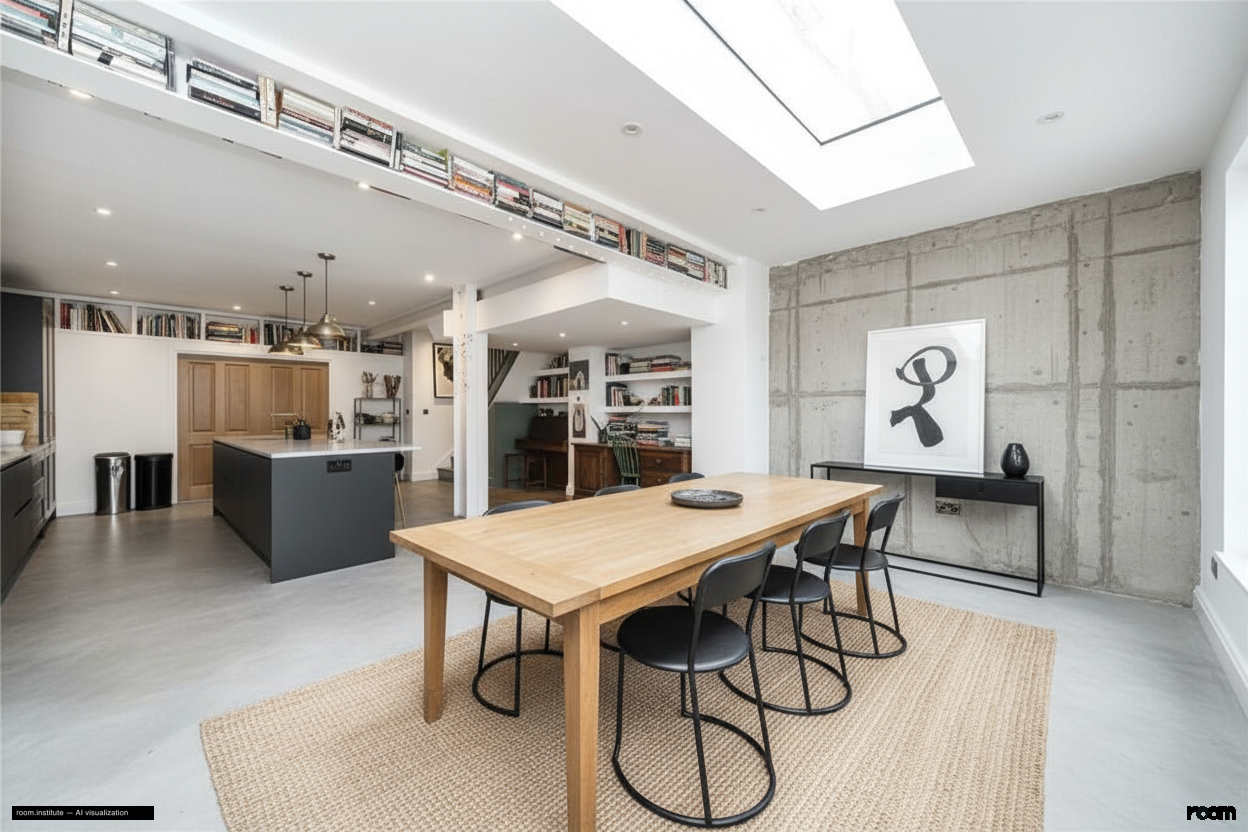 Amhurst Road, Hackney Dining Room — Essential Form design direction