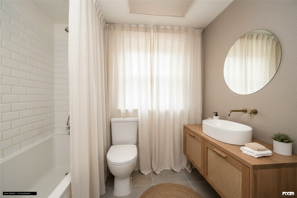 Amhurst Road, Hackney Bathroom — Woven Enclosure design direction