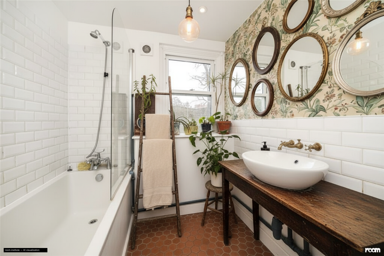 Amhurst Road, Hackney Bathroom — Assembled Fragments design direction