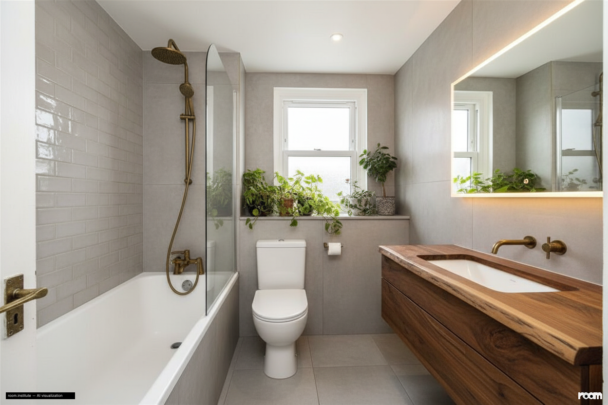 Amhurst Road, Hackney Bathroom — Earth & Grain design direction
