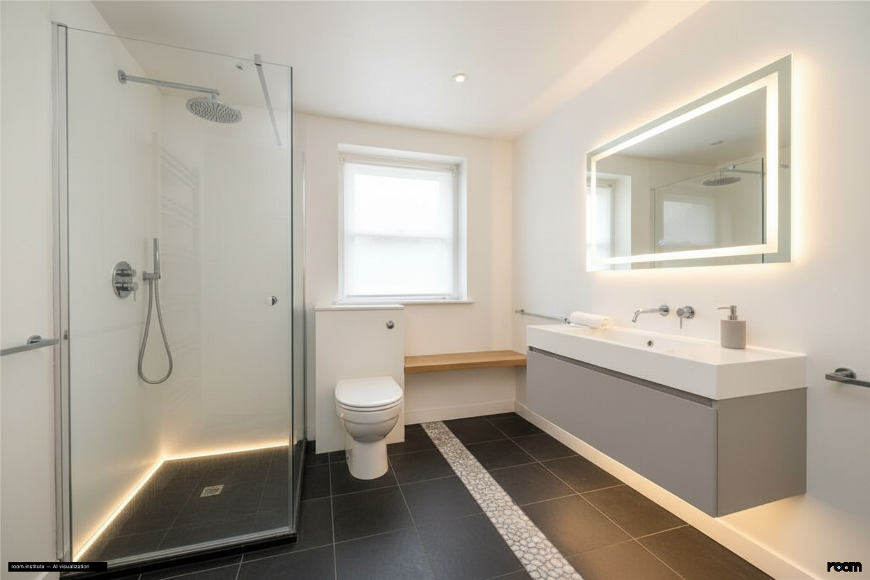 Amhurst Road, Hackney Bathroom — Nested Vistas design direction